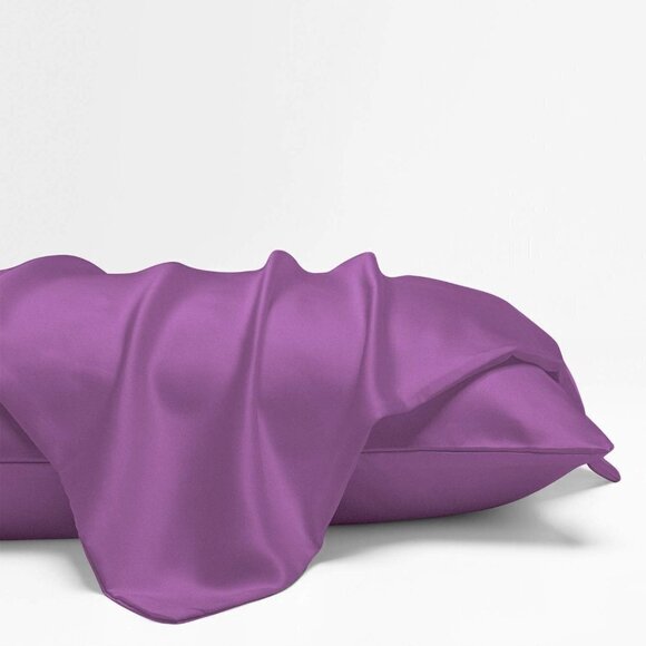 Satin Pillow Cases for Hair and Skin, Luxury Hidden Zipper Pillowcases S… - Picture 4 of 8